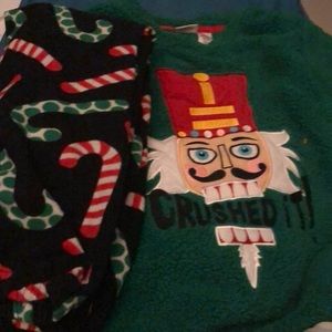 Christmas Nutcracker “Crushed It!” Pajamas set M